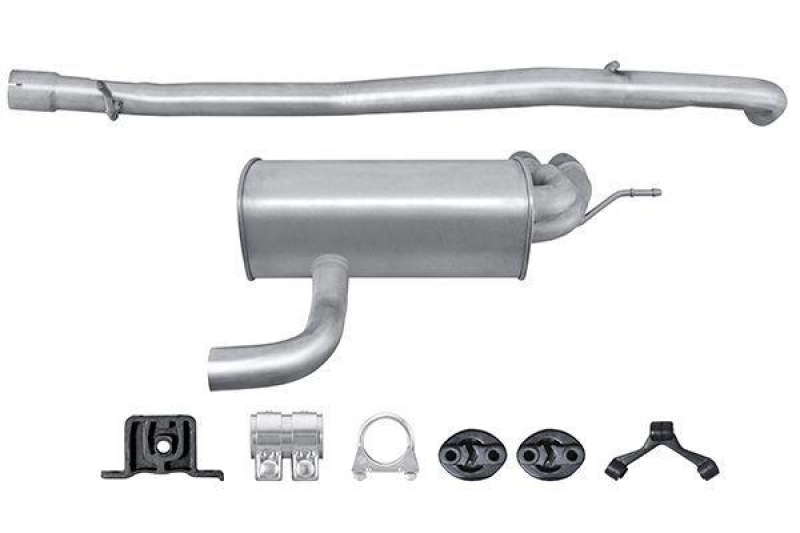 HELLA 8LD 366 036-371 Endschalld&auml;mpfer VW