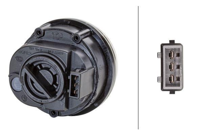 HELLA 2BE 010 102-001 Blinkleuchte 90mm Hybrid