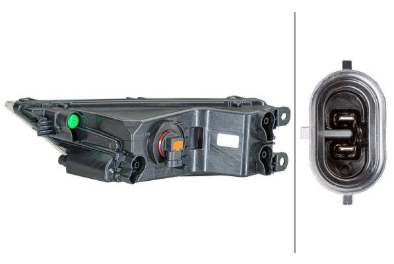 HELLA 1NG 354 843-101 Nebelscheinwerfer rechts Halogen VW
