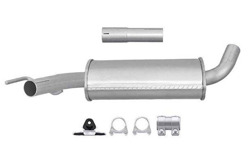 HELLA 8LC 366 026-111 Mittelschalldämpfer VW