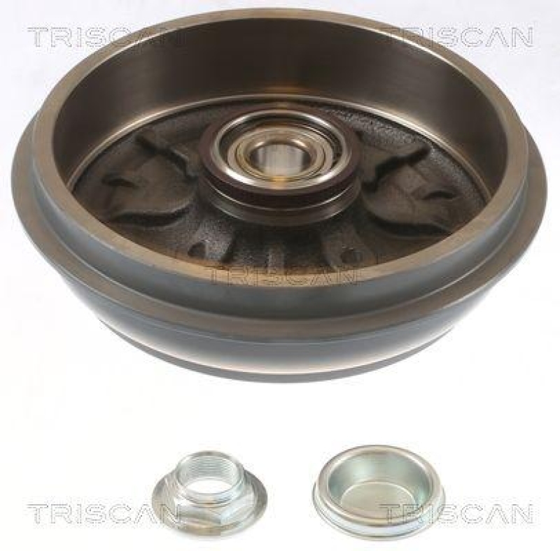 TRISCAN 8120 28209c Bremstrommel, Coated f&uuml;r Citroen, Peugeot
