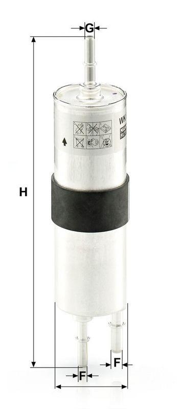 MANN-FILTER WK515 Kraftstofffilter