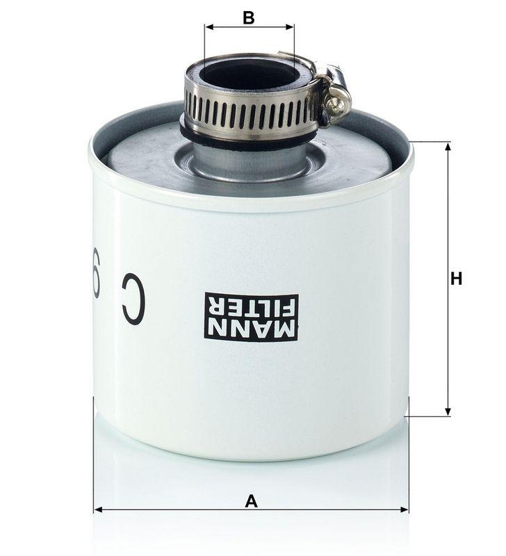 MANN-FILTER C 9004 Luftfilter f&uuml;r Volvo
