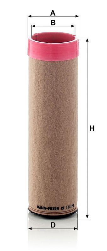 MANN-FILTER CF 1111/2 Sekund&auml;rluftfilter f&uuml;r Deutz/Fahr/KHD