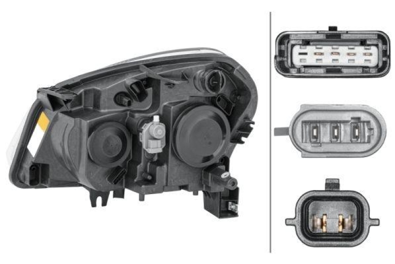 HELLA 1EF 238 042-021 Heckscheinwerfer rechts Halogen NISSAN