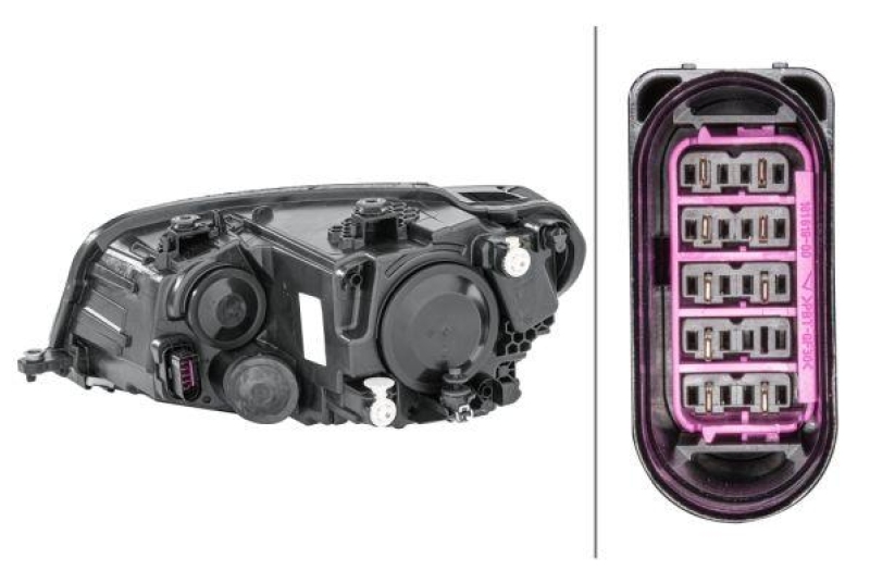 HELLA 1ED 012 286-021 Heckscheinwerfer rechts Halogen VW