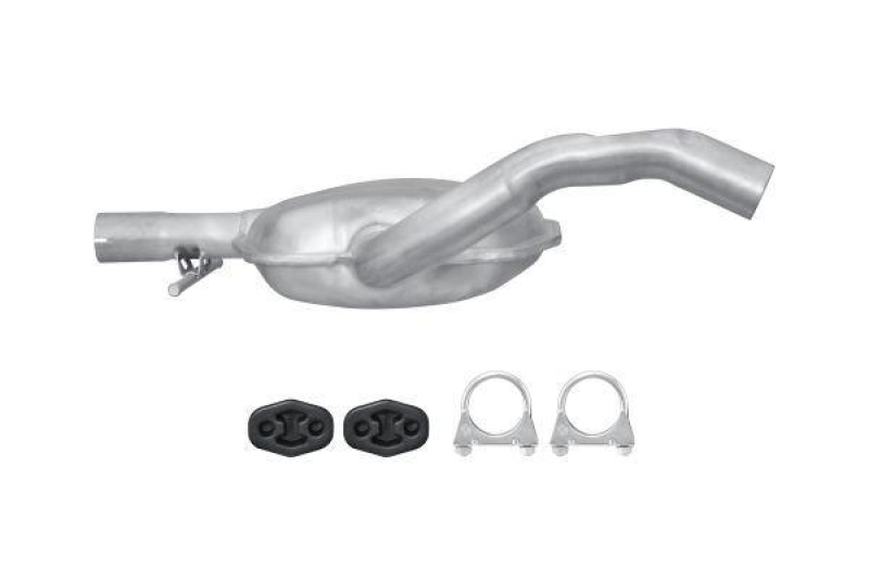 HELLA 8LC 366 026-231 Mittelschalldämpfer VW