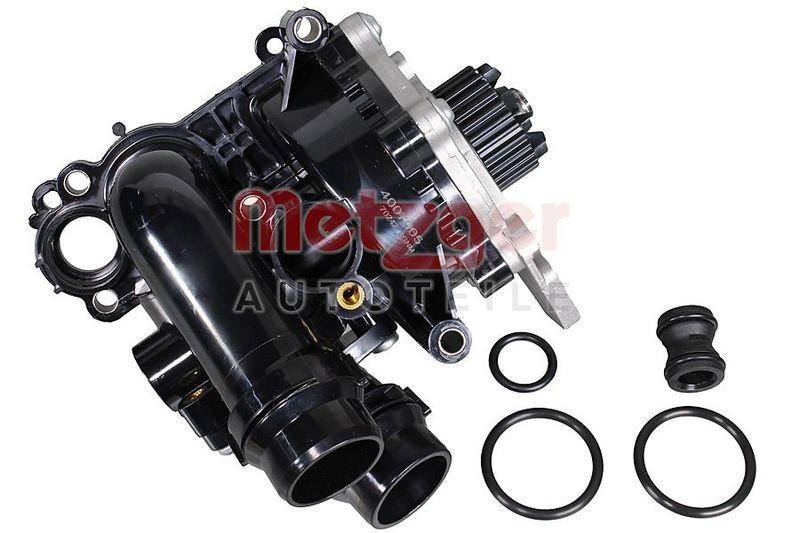 METZGER 4007005 Wasserpumpe für VAG MIT THERMOSTAT UND KÜHLMITTELGEHÄUSE