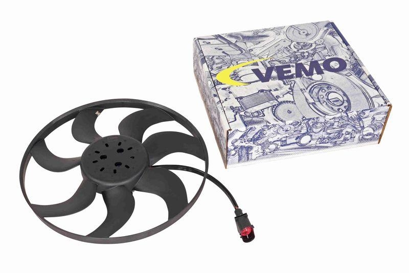 VEMO V15-01-1937 L&uuml;fter, Motork&uuml;hlung 12V 250W 392mm ohne Halterahmen f&uuml;r VW