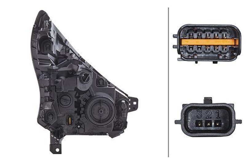 HELLA 1EE 011 410-411 Heckscheinwerfer links Halogen RENAULT