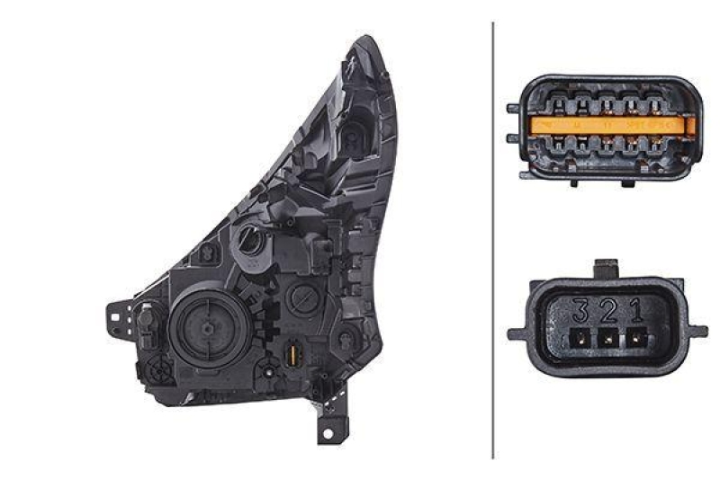 HELLA 1EE 011 410-421 Heckscheinwerfer rechts Halogen RENAULT