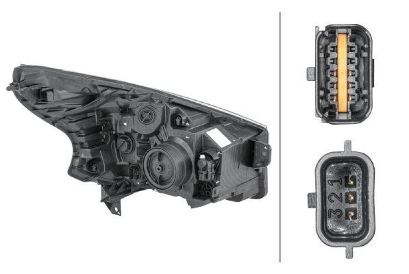 HELLA 1EE 011 410-451 Heckscheinwerfer links Halogen FIAT