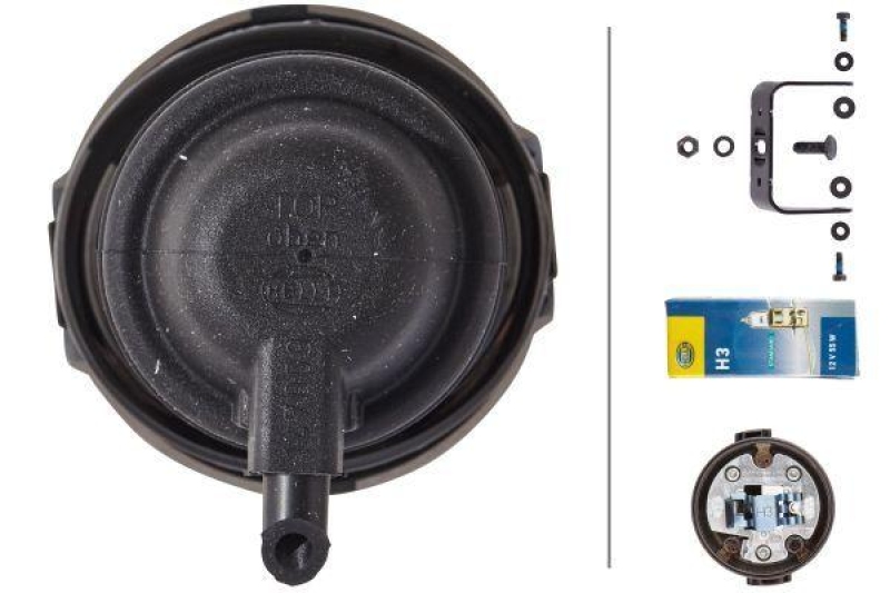 HELLA 1NL 008 090-301 Nebelscheinwerfer Micro DE Halogen