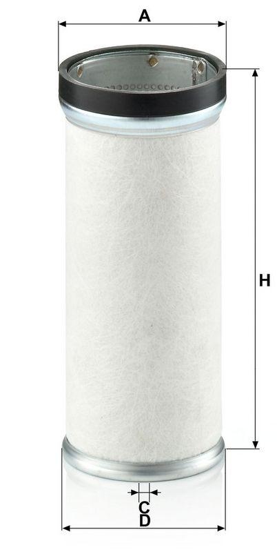 MANN-FILTER CF 821 Sekund&auml;rluftfilter f&uuml;r Deutz/Fahr/KHD