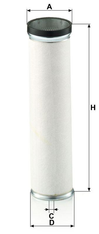 MANN-FILTER CF 830 Sekund&auml;rluftfilter f&uuml;r Deutz/Fahr/KHD