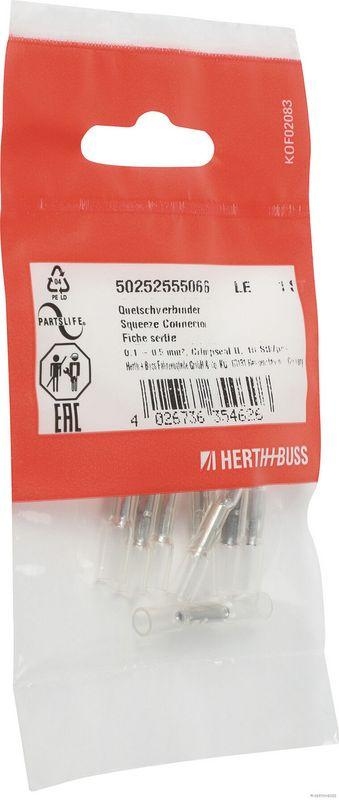 HERTH+BUSS 50252555066 Quetschverbinder 0,1 - 0,5 mm&sup2;, Crimpseal II, 10 Stk/pcs