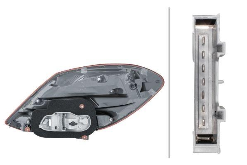 HELLA 2SK 354 874-011 Heckleuchte links Hybrid MB