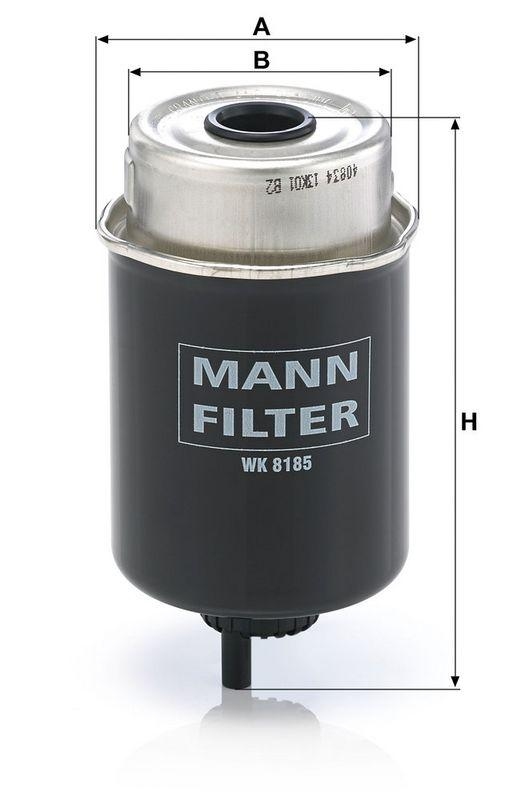 MANN-FILTER WK 8185 Kraftstoffilter f&uuml;r Caterpillar