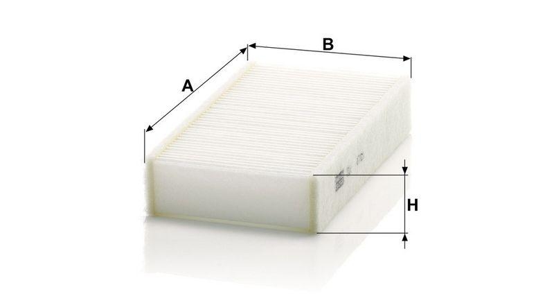 MANN-FILTER CU 1721-2 Innenraumluftfilter f&uuml;r BMW