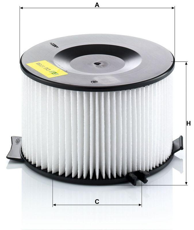 MANN-FILTER CU 1738 Innenraumluftfilter f&uuml;r VW