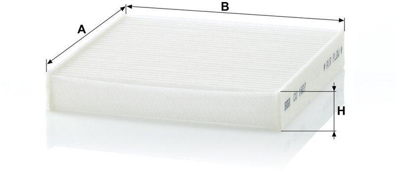 MANN-FILTER CU 1827 Innenraumluftfilter f&uuml;r Suzuki
