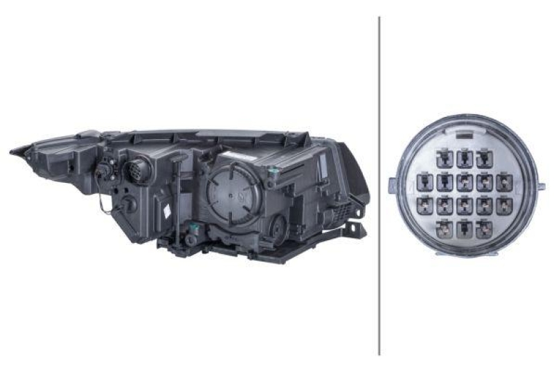 HELLA 1EE 354 835-011 Heckscheinwerfer links Hybrid LandRo