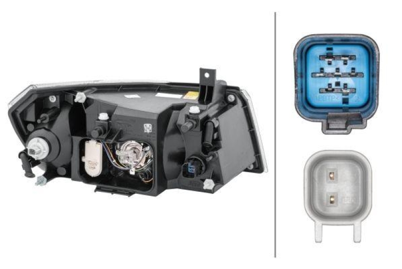 HELLA 1EG 354 024-111 Heckscheinwerfer links Halogen FORD