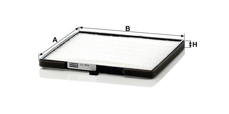 MANN-FILTER CU 1910 Innenraumluftfilter f&uuml;r Kia