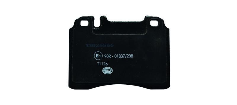 HELLA 8DB 355 008-181 Bremsbelagsatz, Scheibenbremsbelag für MB