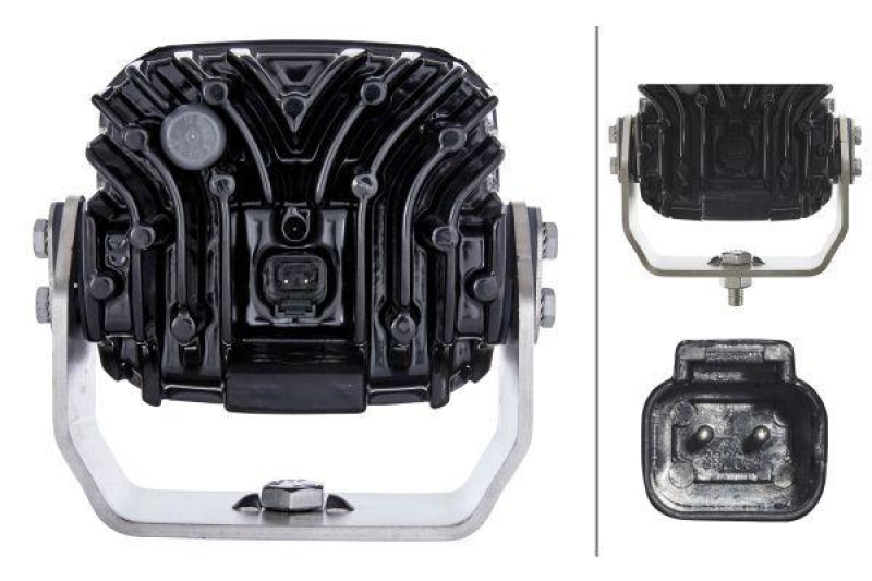 HELLA 1GA 995 606-501 AScheinwerfer NA 0GR HD MD12-24 LT-DT RL