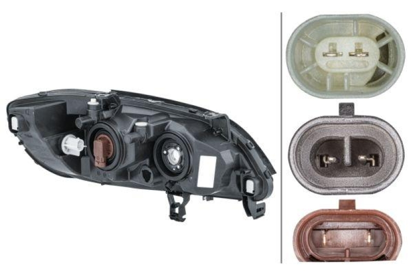 HELLA 1EG 354 539-011 Heckscheinwerfer links Halogen OPEL