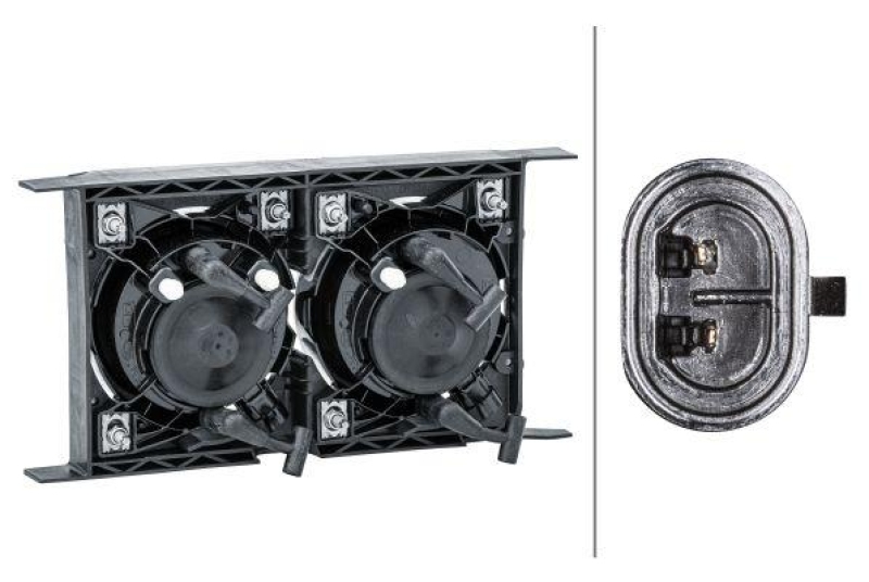 HELLA 1PE 965 410-141 Nebelscheinwerfer rechts Halogen DAF