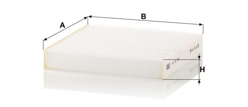 MANN-FILTER CU 20 006 Innenraumluftfilter f&uuml;r Fiat Gruppe