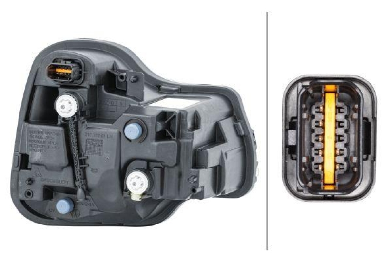 HELLA 1PH 012 867-011 Nebelscheinwerfer links LED RENAULT