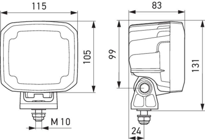 HELLA 1GA 995 706-001 AScheinwerfer Ultra Beam S LED