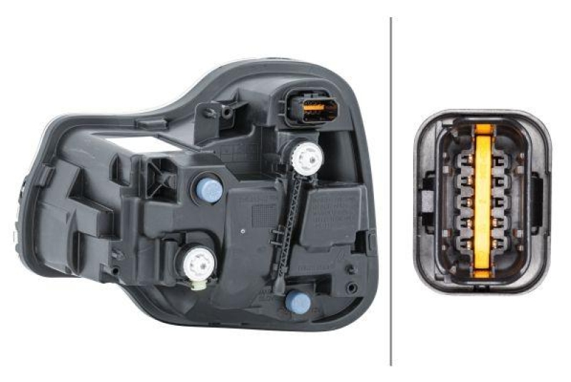 HELLA 1PH 012 867-021 Nebelscheinwerfer rechts LED RENAULT