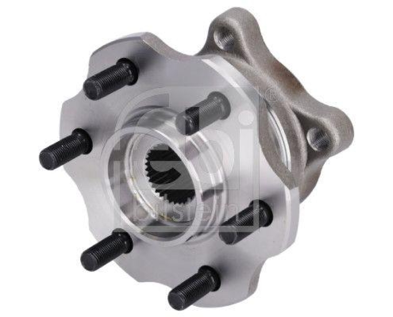 FEBI BILSTEIN 174077 Radlagersatz mit Radnabe und Achsmutter für NISSAN