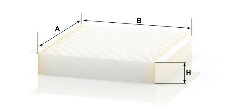 MANN-FILTER CU 2040 Innenraumluftfilter f&uuml;r Fiat Gruppe