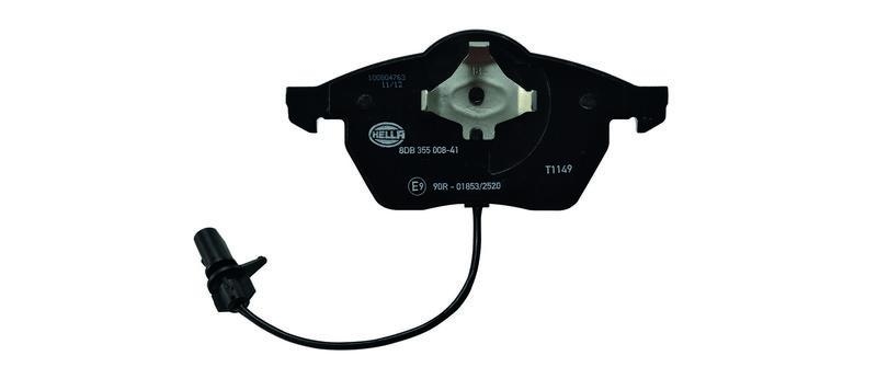 HELLA 8DB 355 008-411 Bremsbelagsatz, Scheibenbremsbelag f&uuml;r AUDI/VW