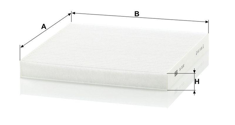 MANN-FILTER CU 2132 Innenraumluftfilter f&uuml;r Mercedes-Benz