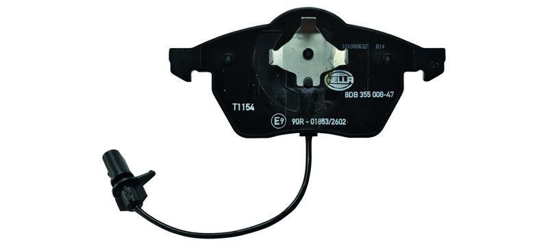 HELLA 8DB 355 008-471 Bremsbelagsatz, Scheibenbremsbelag f&uuml;r AUDI/VW/SKODA/SEAT