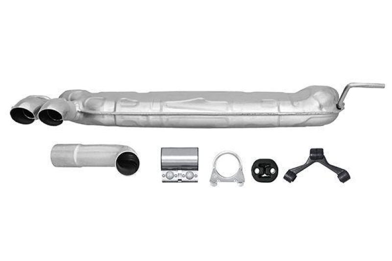 HELLA 8LD 366 026-691 Endschalldämpfer AUDI