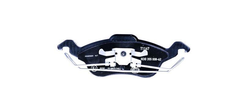 HELLA 8DB 355 008-621 Bremsbelagsatz, Scheibenbremsbelag f&uuml;r FORD