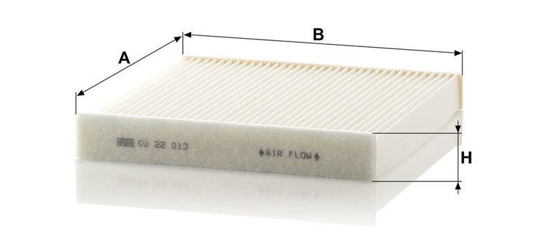 MANN-FILTER CU 22 013 Innenraumluftfilter f&uuml;r Ford