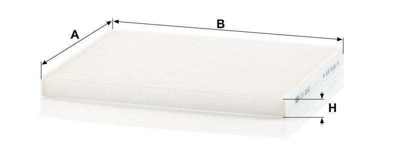 MANN-FILTER CU 2243 Innenraumluftfilter f&uuml;r Opel