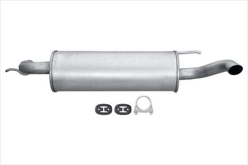 HELLA 8LD 366 026-851 Endschalldämpfer LAND ROVER