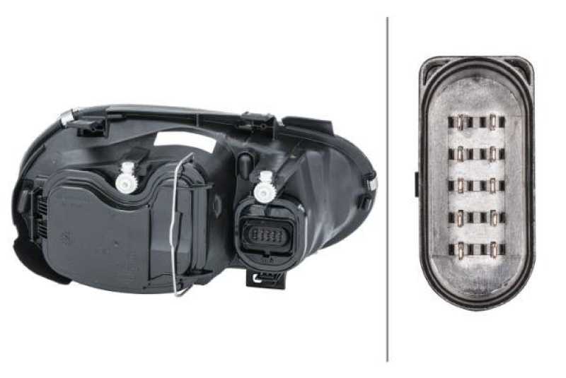 HELLA 1EL 007 700-051 Heckscheinwerfer links Halogen VW