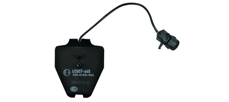 HELLA 8DB 355 008-791 Bremsbelagsatz, Scheibenbremsbelag f&uuml;r AUDI