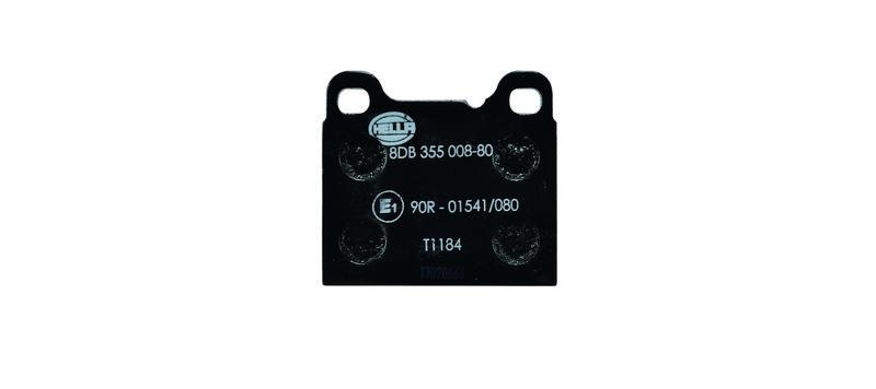 HELLA 8DB 355 008-801 Bremsbelagsatz, Scheibenbremsbelag f&uuml;r VOLVO