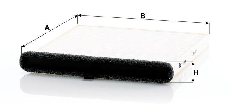 MANN-FILTER CU 24 009 Innenraumluftfilter f&uuml;r Mazda